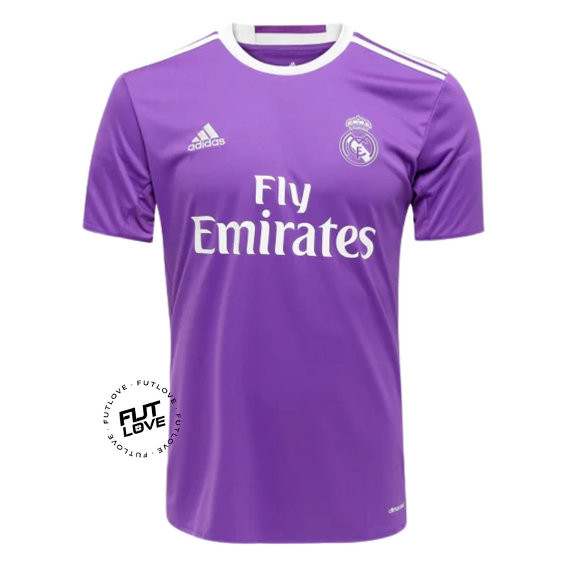 Camisa Retrô Real Madrid Away 16/17 Adidas Torcedor Masculina