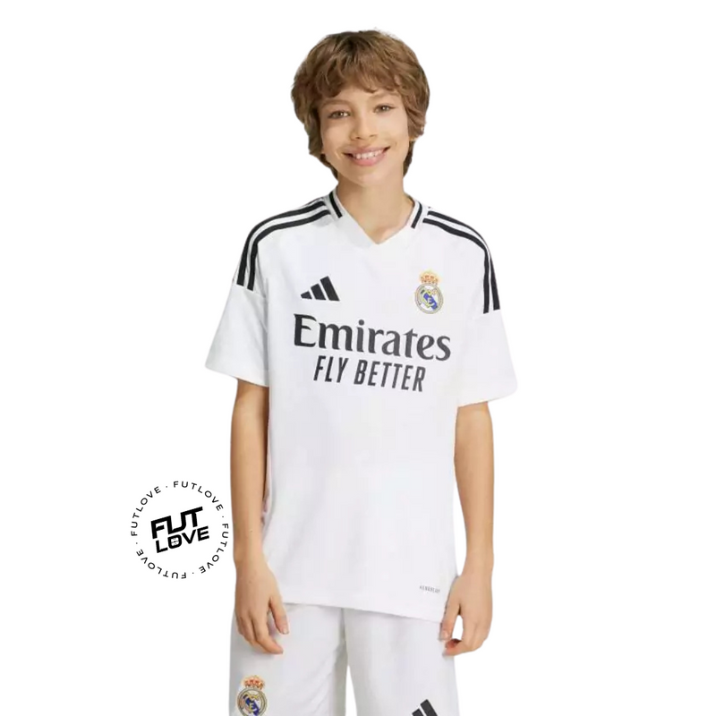 Kit Infantil do Real Madrid 2024/25 Home