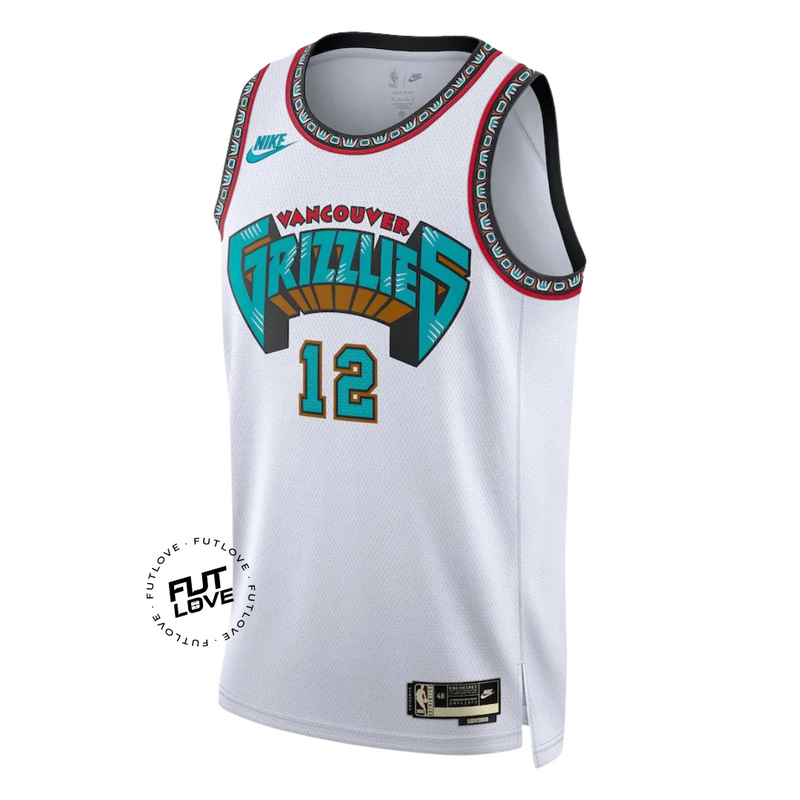 Regata NBA Memphis Grizzlies Classic Edition 24/25 Swingman Jersey Branca - Ja Morant - #MORANT12